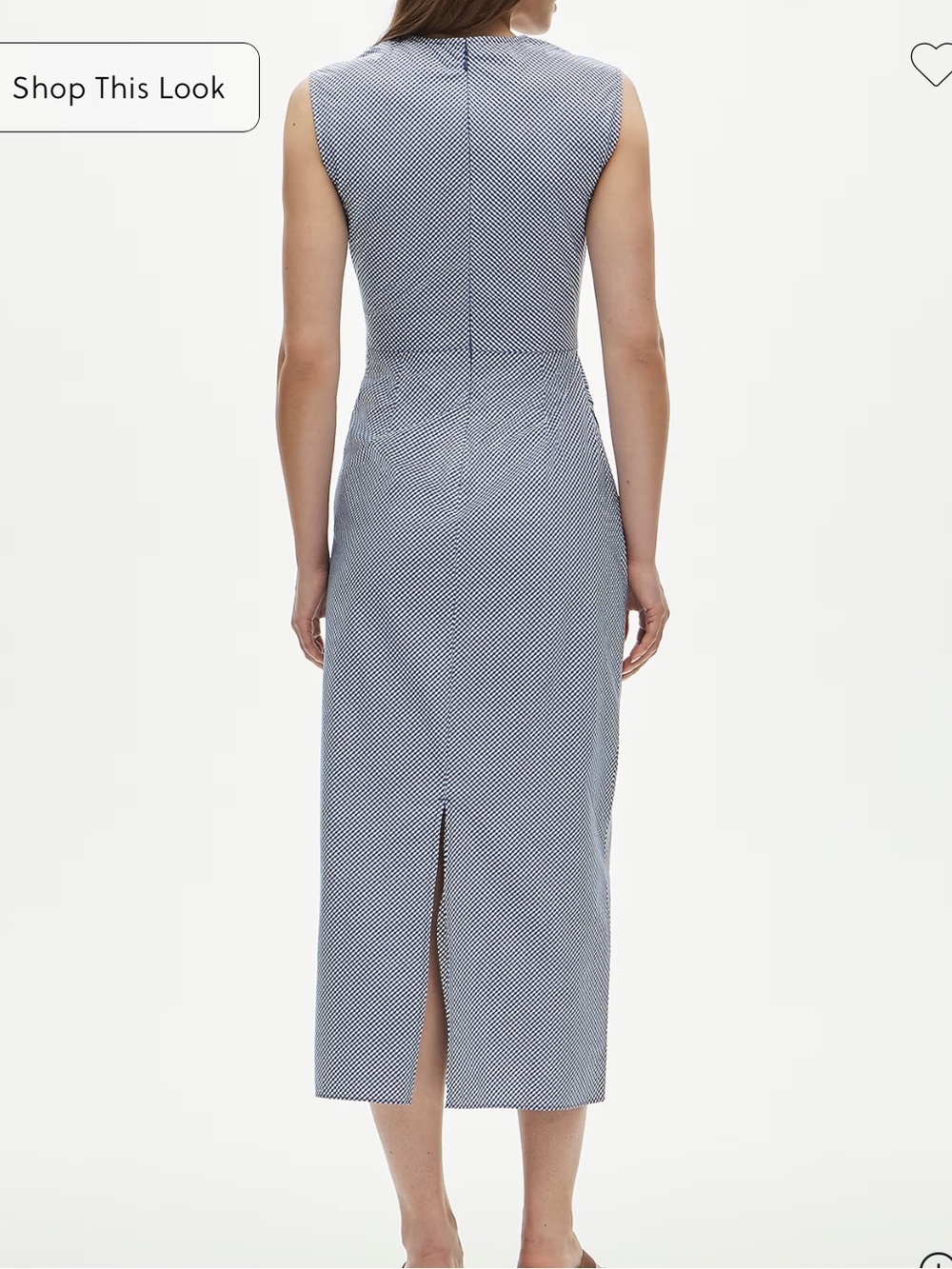 NWT Jcrew ruched midi dress in gingham cotton - Picture 3 of 8